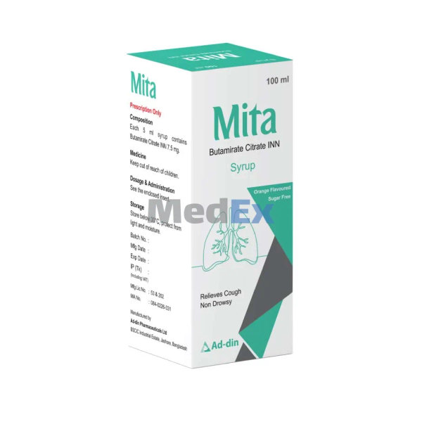 Mita 7.5 mg/5 ml Packaging