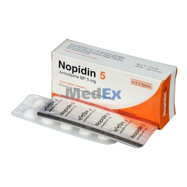 Nopidin 5 mg Packaging