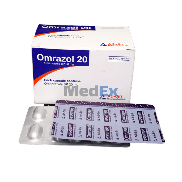 Omrazol 20 mg Packaging