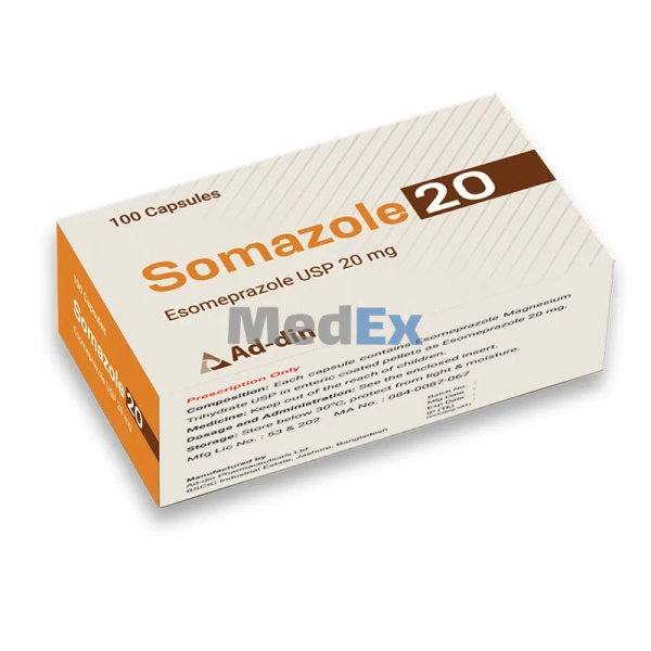 Somazole 20 mg Packaging