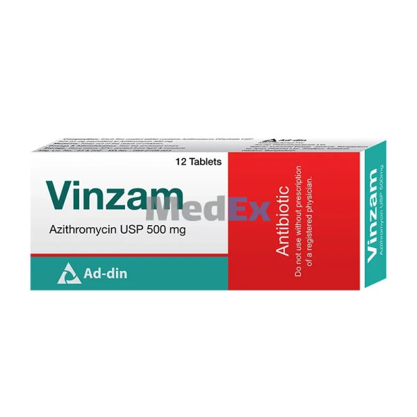 Vinzam 500 mg Packaging
