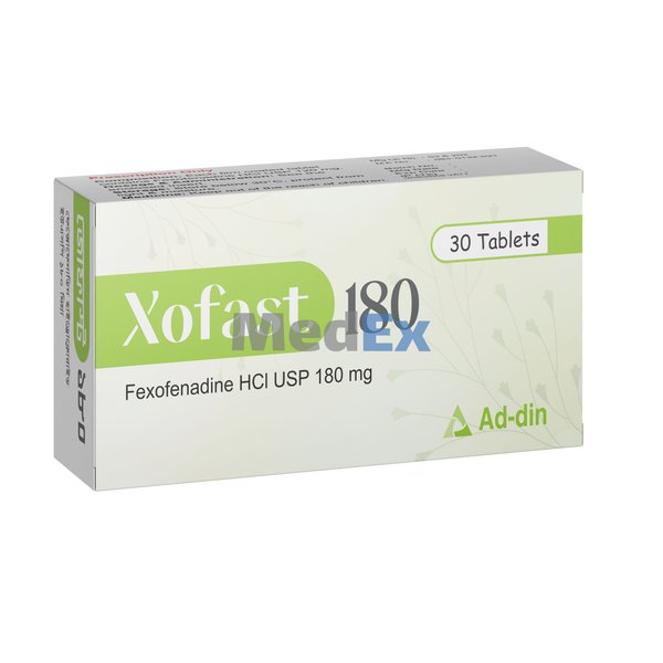 Xofast 180 mg Packaging