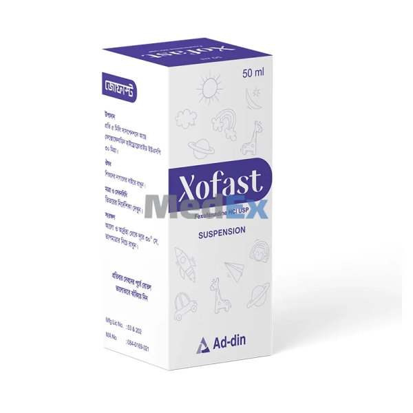 Xofast 30 mg/5 ml Packaging