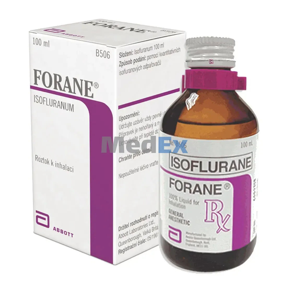 Forane 100% v/v Packaging