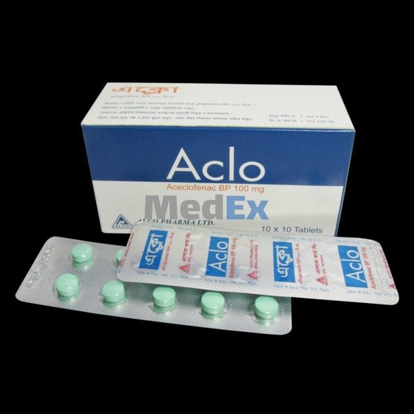 Aclo 100 mg Packaging