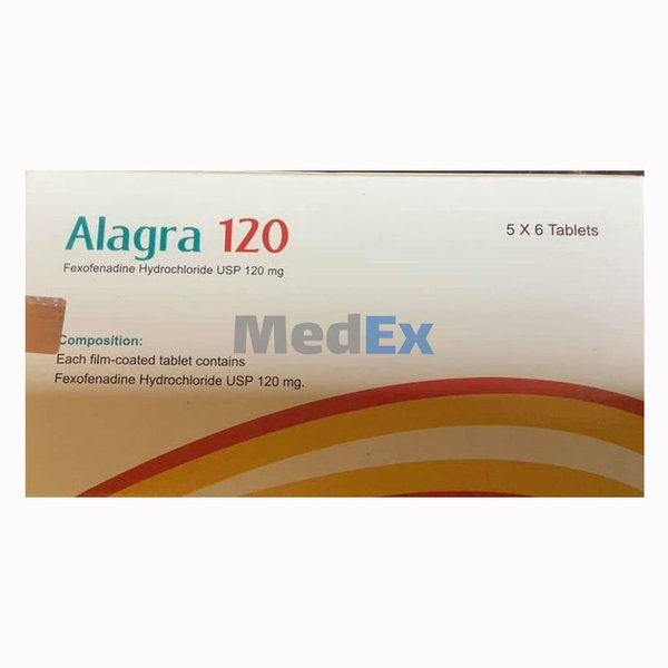 Alagra 120 mg Packaging