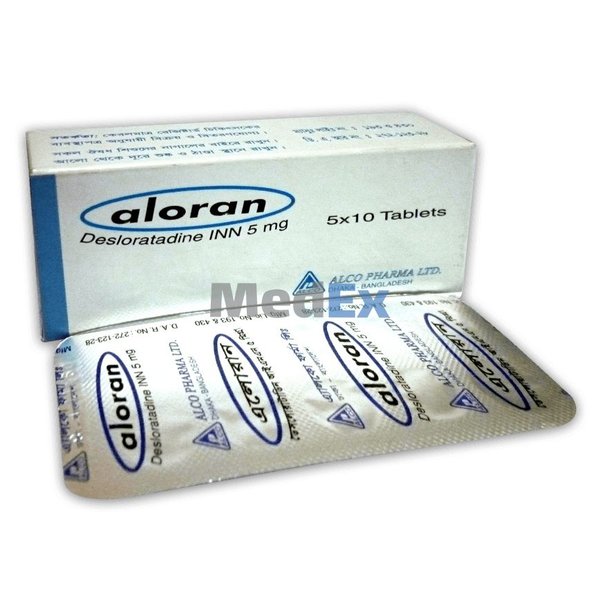 Aloran 5 mg Packaging