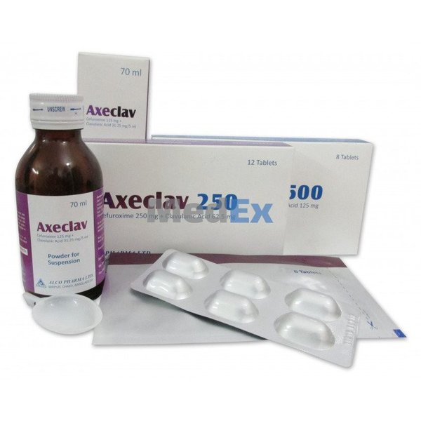 Axeclav 500 mg+125 mg Packaging