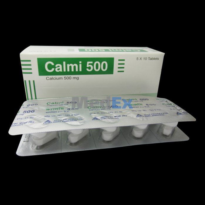 Calmi 500 mg Packaging