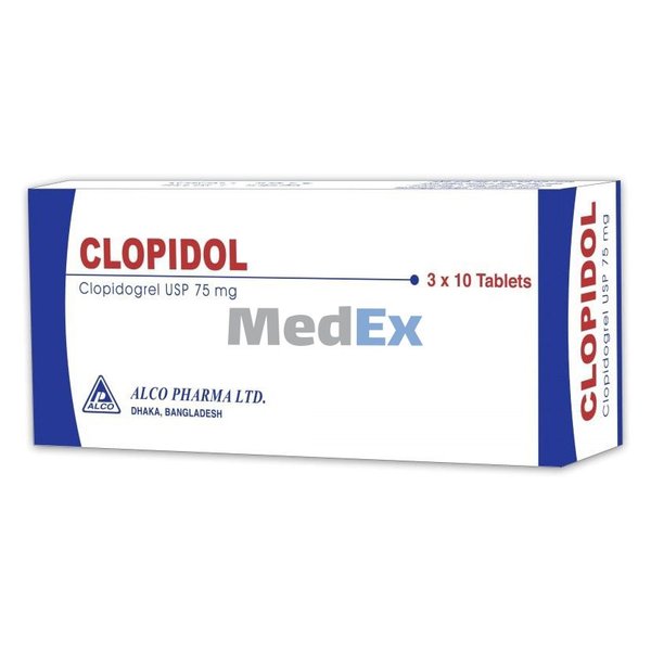 Clopidol 75 mg Packaging
