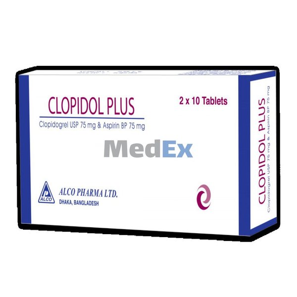 Clopidol Plus 75 mg+75 mg Packaging