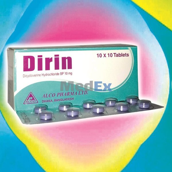 Dirin 10 mg Packaging