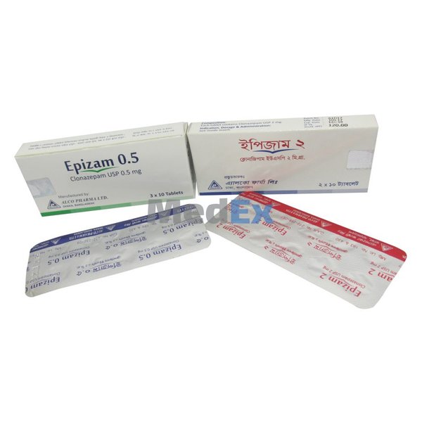Epizam 2 mg Packaging