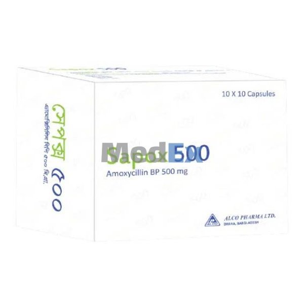 Sapox 500 mg Packaging