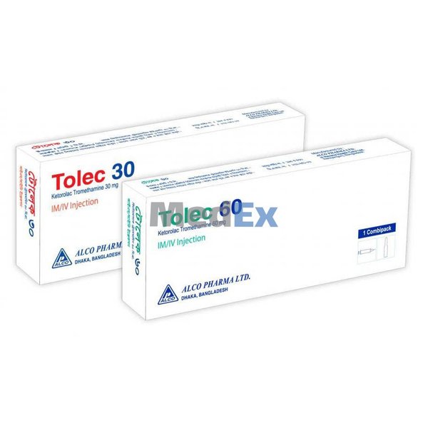 Tolec 60 mg/2 ml Packaging