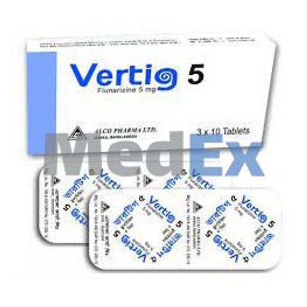 Vertig 5 mg Packaging