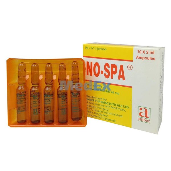 No-Spa 40 mg/2 ml Packaging
