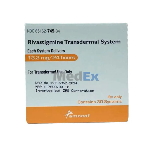 Rivastigmine Amneal 13.3 mg/24 hr Packaging