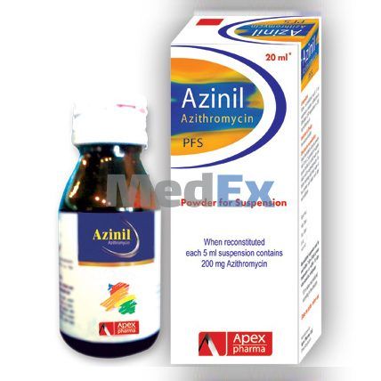 Azinil 200 mg/5 ml Packaging