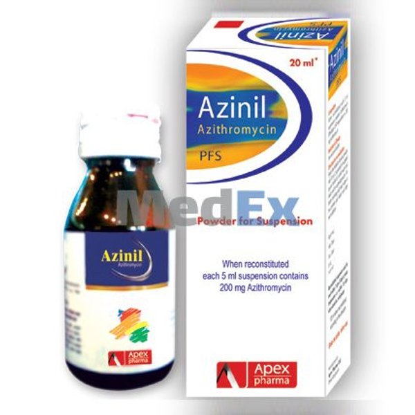 Azinil 200 mg/5 ml Packaging