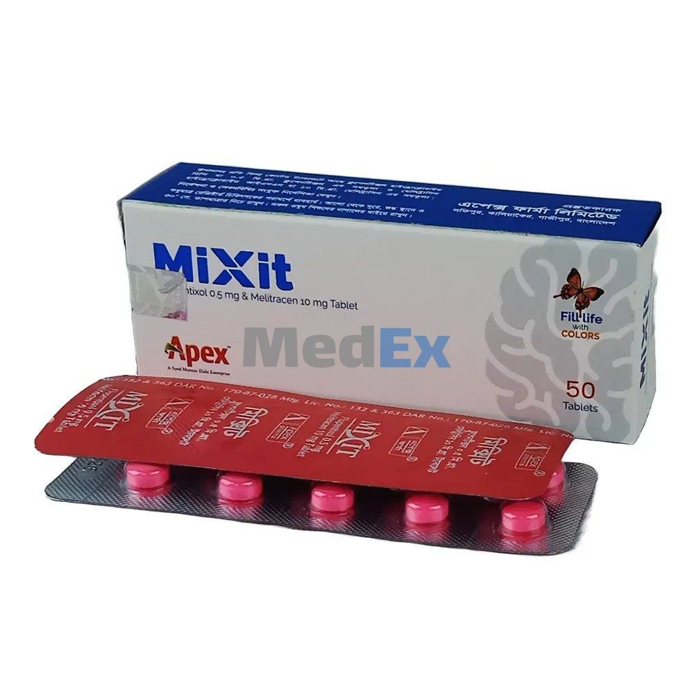 Mixit 0.5 mg+10 mg Packaging