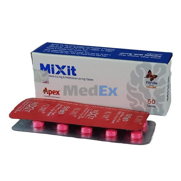 Mixit 0.5 mg+10 mg Packaging
