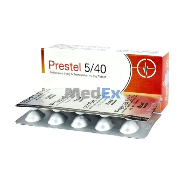 Prestel 5 mg+40 mg Packaging