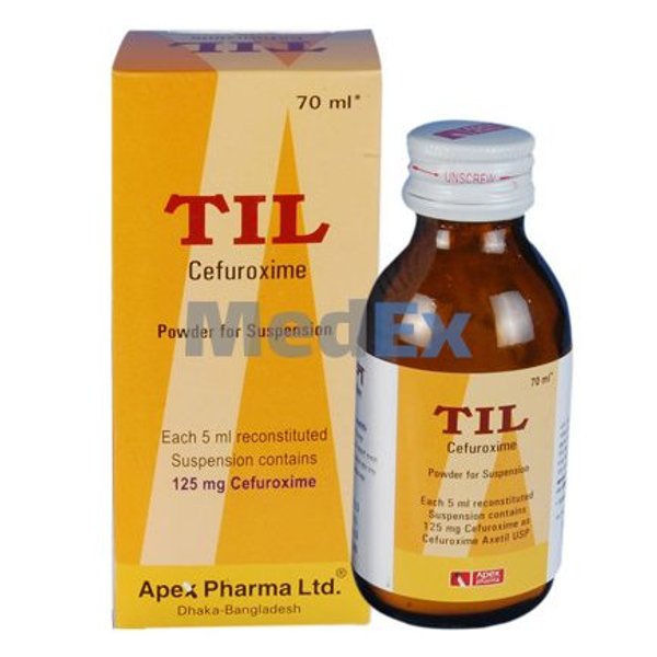 Til 125 mg/5 ml Packaging