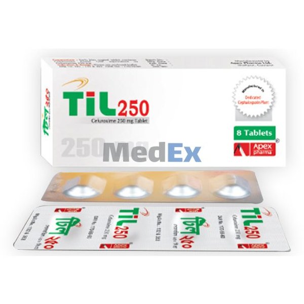 Til 250 mg Packaging