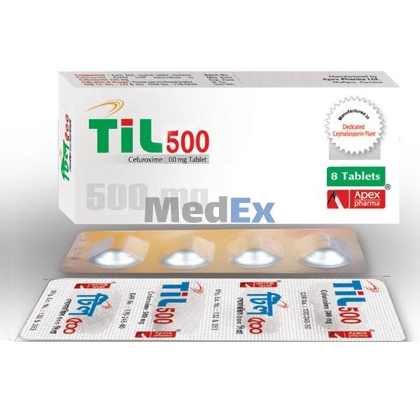 Til 500 mg Packaging