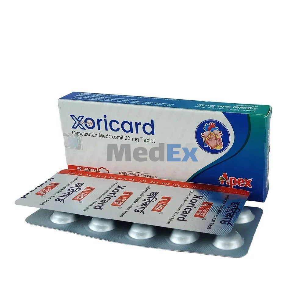 Xoricard 20 mg Packaging