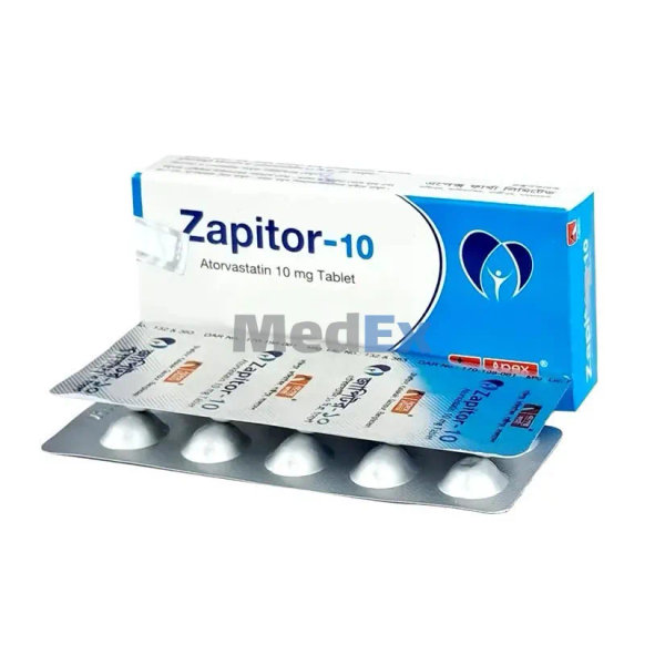 Zapitor 10 mg Packaging
