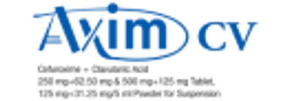 Axim CV 500 mg+125 mg Packaging