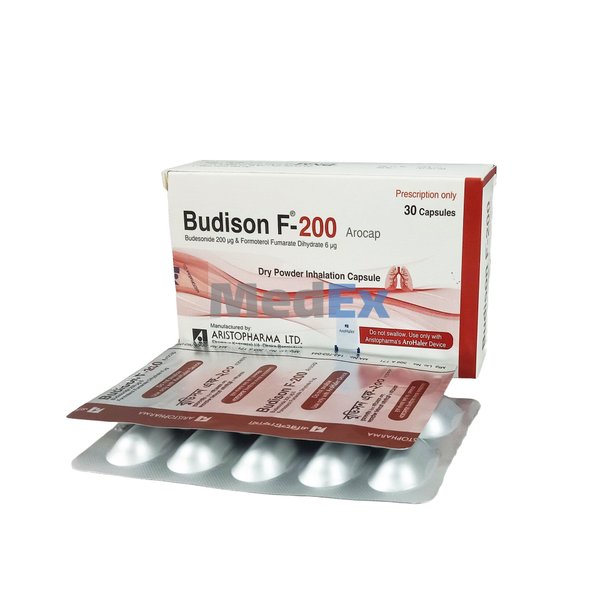 Budison F 200 mcg+6 mcg Packaging