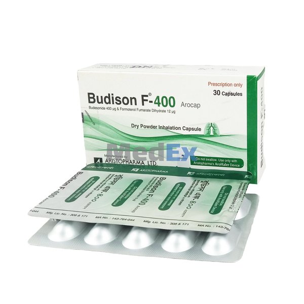Budison F 400 mcg+12 mcg Packaging