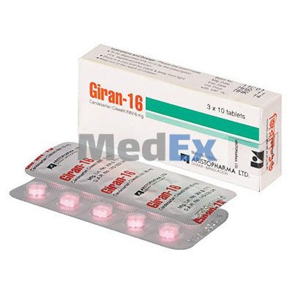 Giran 16 mg Packaging