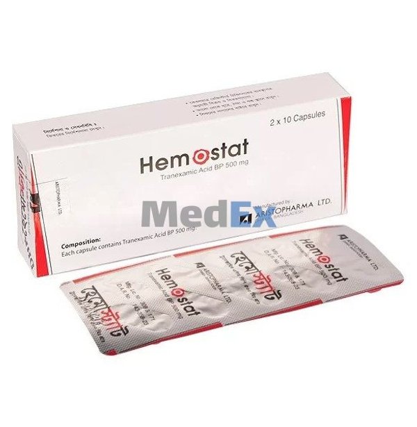 Hemostat 500 mg Packaging