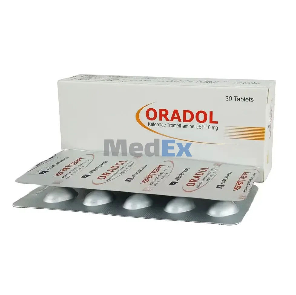 Oradol 10 mg Packaging