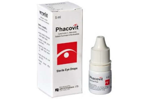 Phacovit (2 mg+0.5 mg+0.6 mg+10 mg)/ml Packaging