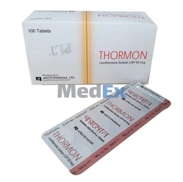 Thormon 50 mcg Packaging