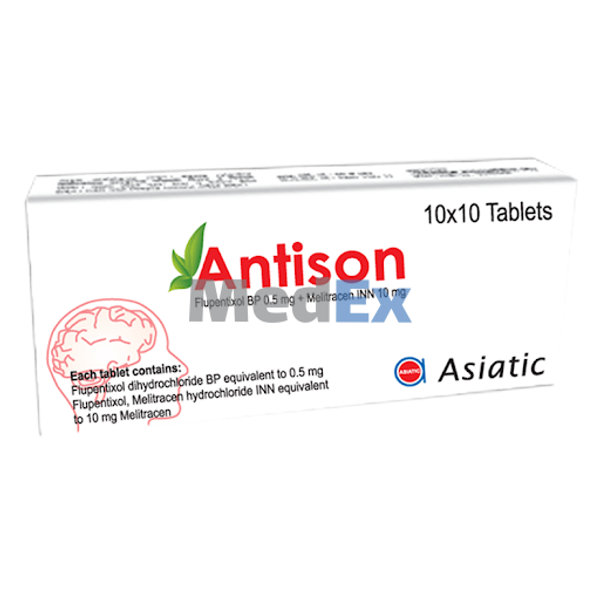 Antison 0.5 mg+10 mg Packaging
