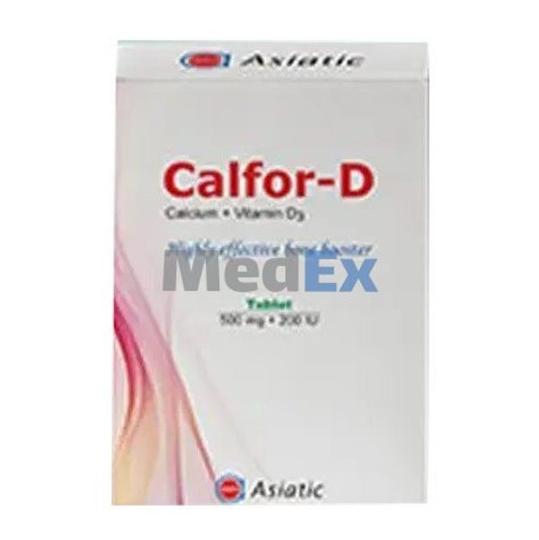Calfor-D 500 mg+200 IU Packaging