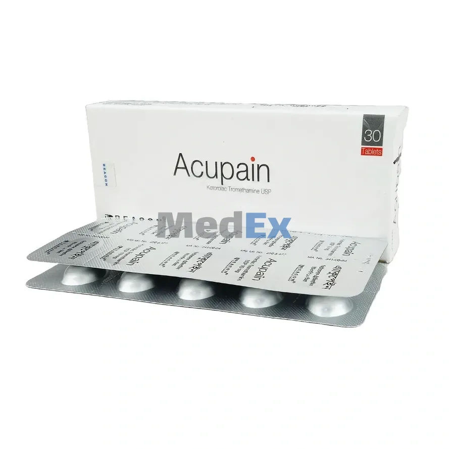 Acupain 10 mg Packaging