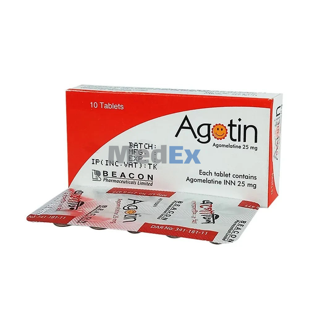 Agotin 25 mg Packaging