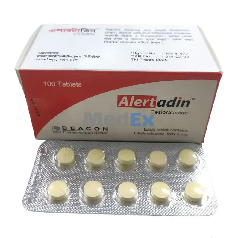 Alertadin 5 mg Packaging