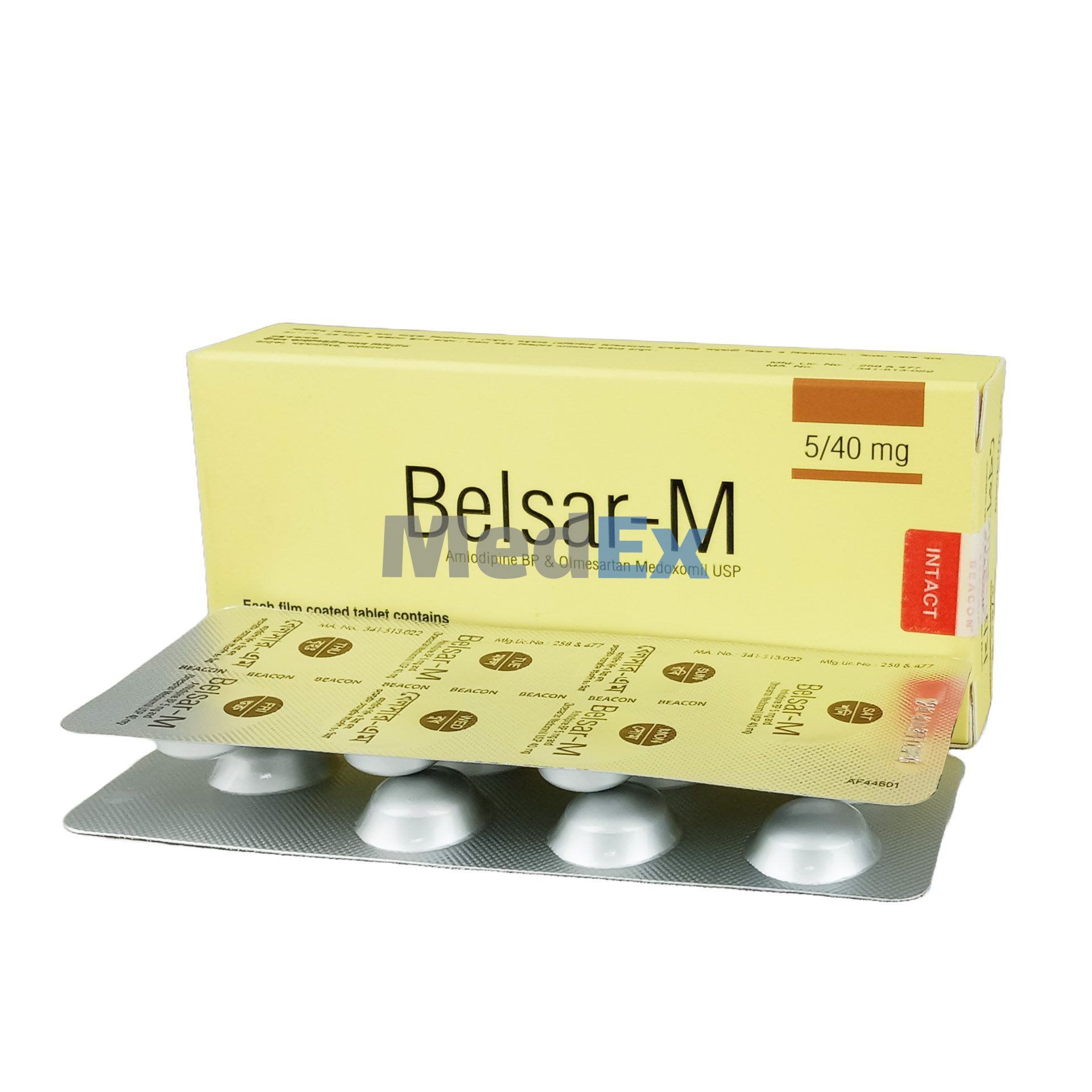 Belsar-M 5 mg+40 mg Packaging