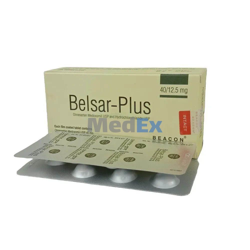 Belsar Plus 40 mg+12.5 mg Packaging