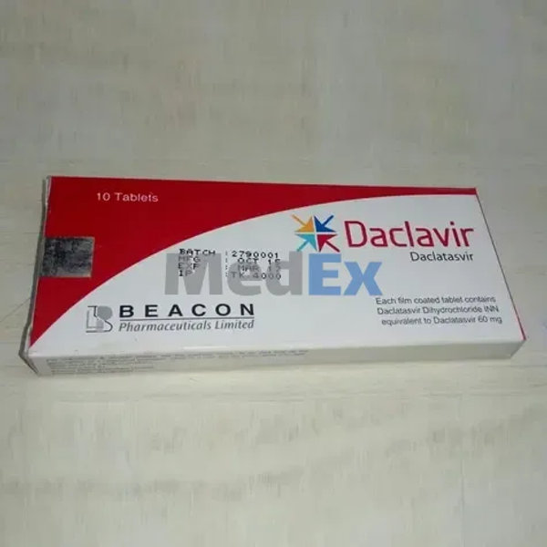 Daclavir 60 mg Packaging