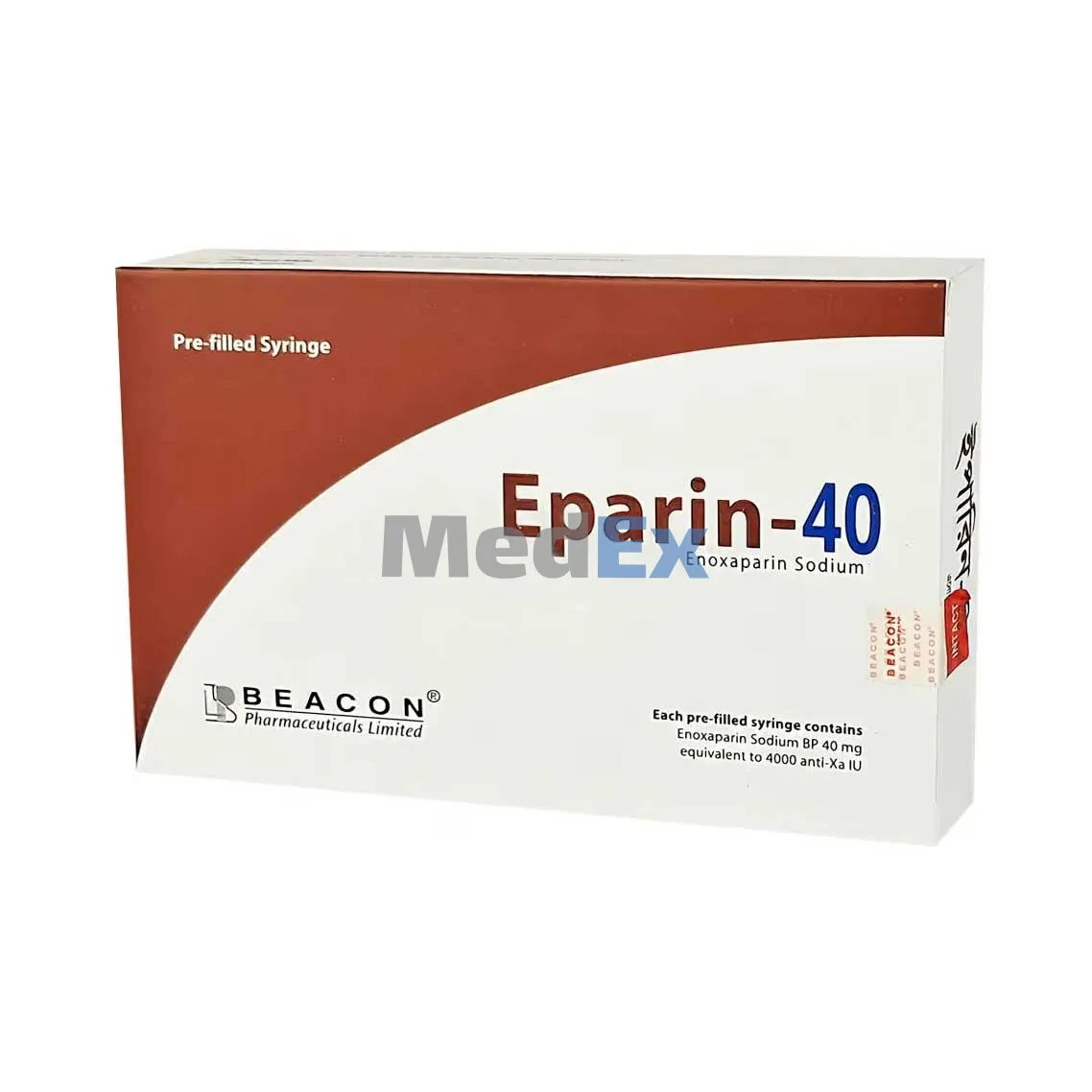 Eparin 4000 Anti-Xa IU/0.4 ml Packaging