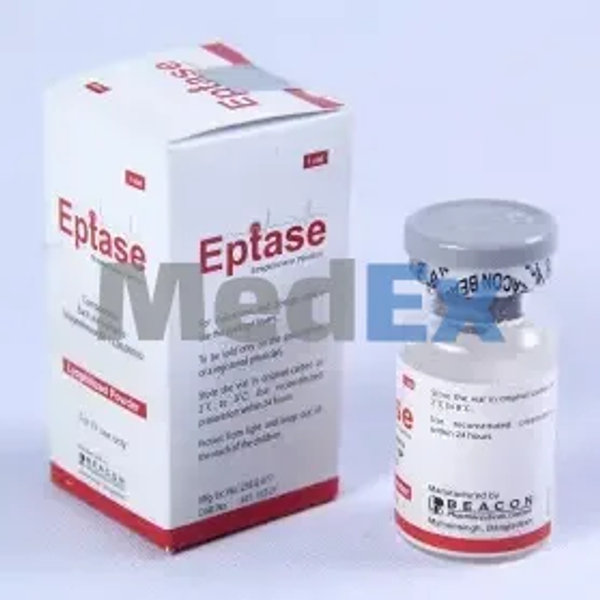 Eptase 1.5 million unit/vial Packaging